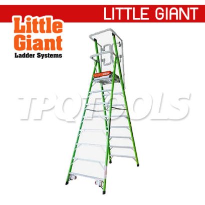 LG19606 บันไดอลูมิเนียม 6 ขั้น บันไดเซฟตี้ SAFETY CAGE 6 STEP LITTLE GIANT