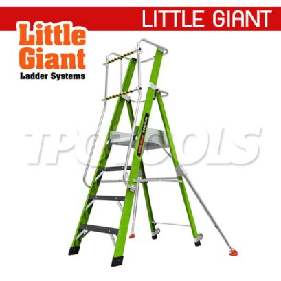 LG19406146 บันไดไฟเบอร์กลาส 6' พร้อมขาค้ำ Stadium No.19406-146 LITTLE GIANT