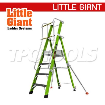 LG19404146 บันไดไฟเบอร์กลาส 4' พร้อมขาค้ำ Stadium No.19404-146 LITTLE GIANT