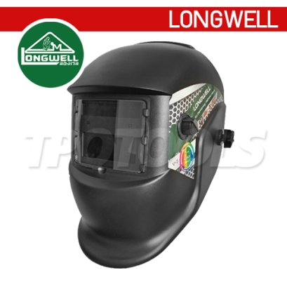 AUTO DARKENING WELDING HELMET350S หน้ากากปรับแสงอัตโนมัติ Eco Auto-Darkening Welding Helmet 350s LONGWELL ลองเวล