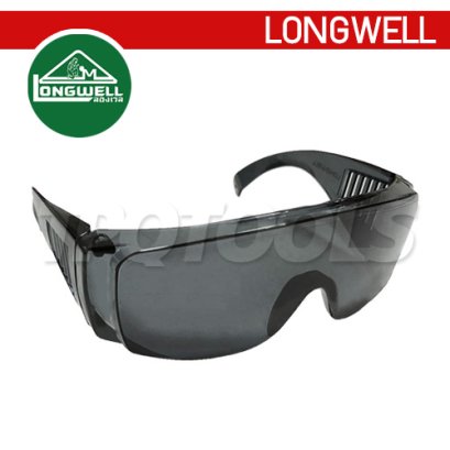 LW-GB387 แว่นตาเซฟตี้/แว่นตานิรภัย LW-GB387 สีดำ "LONGWELL" ลองเวล