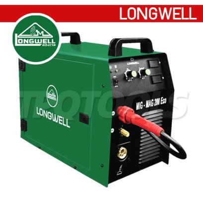 MIG-MAG200 "LONGWELL" เครื่องเชื่อมมิกแมก MIG-MAG 200 Eco ลองเวล ระบบอินเวอร์เตอร์ แรงดันไฟฟ้า AC 220 V กระแสไฟเชื่อม 50-200A ลองเวล