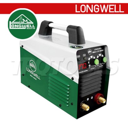 MMA170 (METAL) "LONGWELL" เครื่องเชื่อมไฟฟ้า MMA 170 (Metal) ระบบอินเวอร์เตอร์ ลองเวล แรงดันไฟฟ้า AC 220 V กระแสไฟเชื่อม 20-170A มีระบบ Arc Force ควบคุมกระแสเชื่อมให้คงที่และช่วยป้องกันลวดติดชิ้นงาน