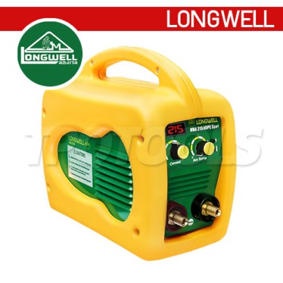 MMA 215 HDPE ECO "LONGWELL" เครื่องเชื่อมไฟฟ้า MMA 215 HDPE Eco+ ระบบอินเวอร์เตอร์ ลองเวล แรงดันไฟฟ้า AC 220 V กระแสไฟเชื่อม 20-215A มีระบบ Arc Force ควบคุมกระแสเชื่อมให้คงที่และช่วยป้องกันลวดติดชิ้นงาน