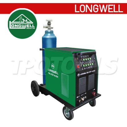TIG AC/DC 215P "LONGWELL"เครื่องเชื่อมอาร์กอน 215P รุ่น TIG AC/DC แรงดันไฟฟ้า AC 220 V กระแสไฟเชื่อม 10-215 A รองรับลวดเชื่อมทังสเตน 1.6-2.4 มม. และ ลวดเชื่อมธูปไฟฟ้า 1.6-3.2 มม. ลองเวล