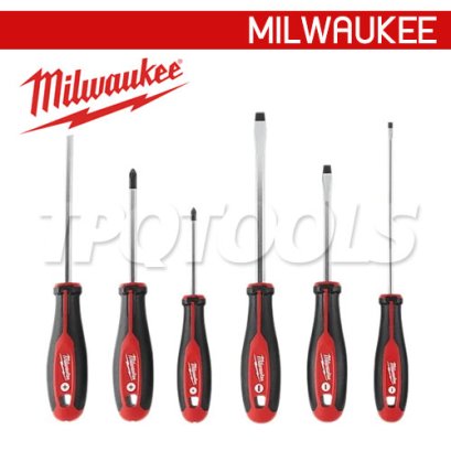 48-22-2706 (006061301) ชุดไขควงปากแฉก-ปากแบน 6 ชิ้น MILWAUKEE (มิลวอคกี้)