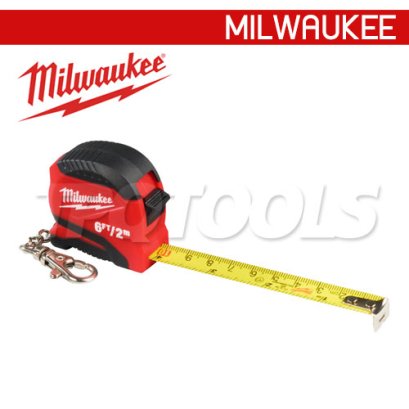 48-22-1706F (076002938) ตลับเมตร 2 เมตร / 6 ฟุต Keychain Tape Measure MILWAUKEE (มิลวอคกี้)