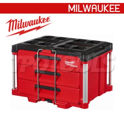 48-22-8443 (129306804) กล่องเครื่องมือช่าง Packout 3 ลิ้นชัก MILWAUKEE (มิลวอคกี้)