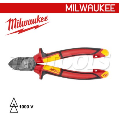 4932464567 (129307172) คีมตัดปากเฉียง 160 มม. หุ้มฉนวนกันไฟฟ้า VDE1000V MILWAUKEE (มิลวอคกี้)
