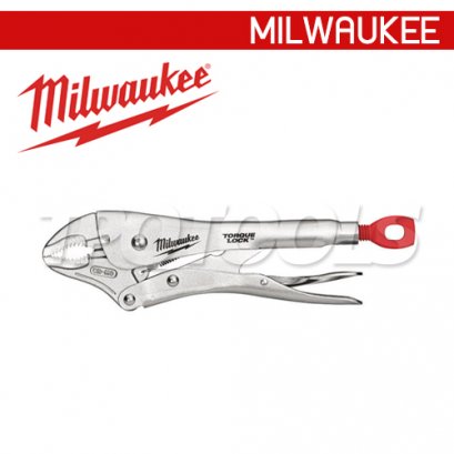 48-22-3420 (006033705) คีมล็อคปากโค้ง 10&quot; MILWAUKEE