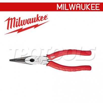 48-22-6101 (006037401) คีมปากแหลม 8&quot; MILWAUKEE