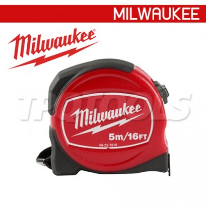 48-22-7816 (076002284) ตลับเมตรรุ่น RED 5 เมตร / 16 ฟุต MILWAUKEE