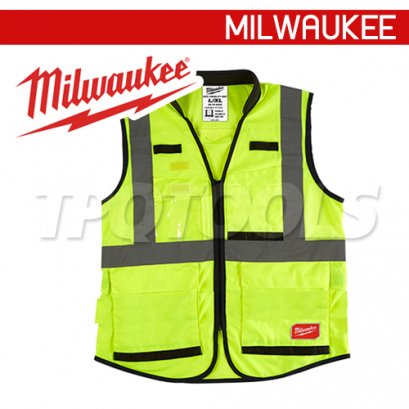 48-73-5081 (006092701) เสื้อเซฟตี้สะท้อนแสง-สีเหลือง MILWAUKEE