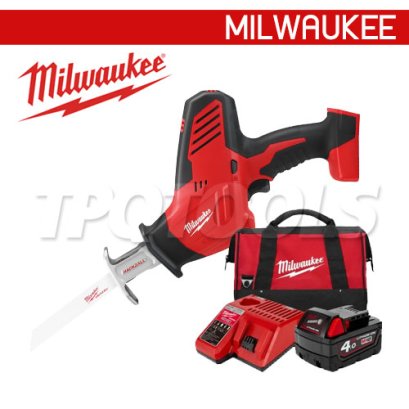 C18HZ-401B (018467034) ชุดเลื่อยอเนกประสงค์ไร้สาย 18V มอเตอร์ไร้แปรงถ่าน พร้อมแบต+แท่นชาร์จ+กระเป๋าเครื่องมือช่าง M18 REDSTART MILWAUKEE (มิลวอคกี้)