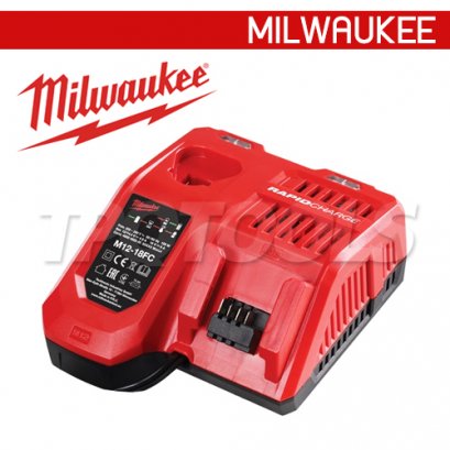 M12-18FC (001997014) แท่นชาร์จแบตเตอรี่ 12-18 โวลต์ แบบชาร์จเร็ว MILWAUKEE