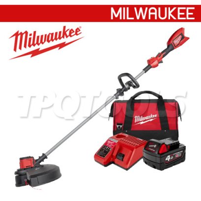 M18BLLT-401B (018528025) ชุดเครื่องตัดหญ้าไร้สายไร้สาย 18V มอเตอร์ไร้แปรงถ่าน พร้อมแบต+แท่นชาร์จ+กระเป๋าเครื่องมือช่าง M18 REDSTART MILWAUKEE (มิลวอคกี้)