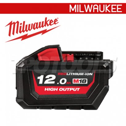 M18HB12 (001998237DG9) แบตเตอรี่ 18V 12 แอมป์อาว HIGH OUTPUT  MILWAUKEE