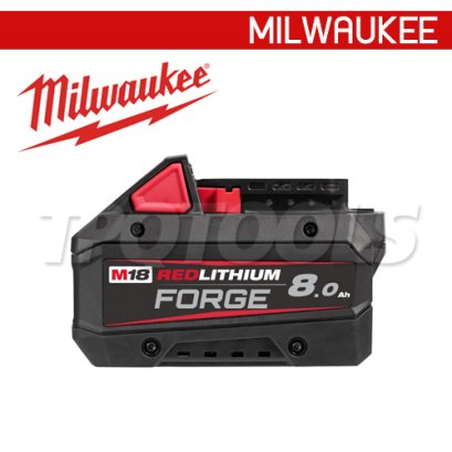 M18 FB8 (001998878DG9) แบตเตอรี่ 18 โวลต์ 8.0 แอมป์อาว M18 FORGE 8.0Ah Battery MILWAUKEE