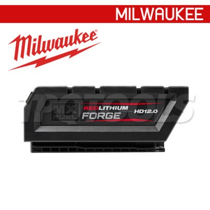 MXF HD812 ASIA (001998701DG9) แบตเตอรี่ MXF 12.0 แอมป์อาว FORGE™ Battery MILWAUKEE