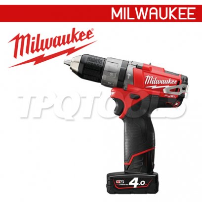 M12FPD-402C (018194050) สว่านกระแทกไร้สาย 12V แบตเตอรี่ 4 แอมป์อาว x 2 ก้อน MILWAUKEE