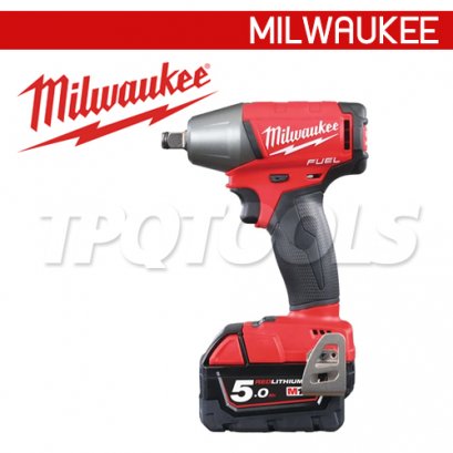 M18FIW12-502C (018168057) บล็อกกระแทกไร้สาย 18V 1/2&quot; แบตเตอรี่ 5 แอมป์อาว x 2 ก้อน MILWAUKEE