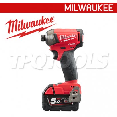 M18 FQID-502X (018169016) ไขควงกระแทกไร้สาย 18V ระบบไฮโดรลิค แบตเตอรี่ 5 แอมป์อาว x 2 ก้อน MILWAUKEE