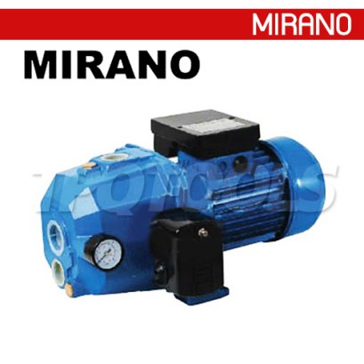 DP-370A ปั๊มหอยโข่งขดลวดทองแดง/ใบพัดไฟเบอร์ ท่อส่งขนาด 1.1/4&quot; x 1&quot; ส่งสูงสุด 80 เมตร มอเตอร์ 1 HP 220V MIRANO
