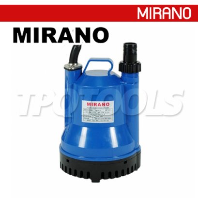 SP-101 ปั๊มแช่พลาสติก ท่อส่งขนาด 1 นิ้ว ส่งสูงสุด 8.5 เมตร 100W ปริมาณน้ำ 50 L/min MIRANO