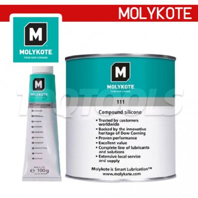 MOLYKOTE 111 Compound จารบีหล่อลื่นวาล์วและสารกันรั่ว 1 kg. (MOLYKOTE 111 (หลอดยา) -100 G.)