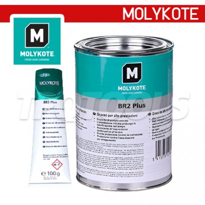 MOLYKOTE BR 2 PLUS จารบีหล่อลื่น จารบีทาเกลียว (Molykote BR 2 PLUS จารบี (แบบหลอด) -100 gm.)
