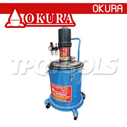 C-OK-GZ-75B ถังอัดจารบีใช้ลม 45 ลิตร &quot;NEW 2025&quot; OKURA AIR GREASE PUMP