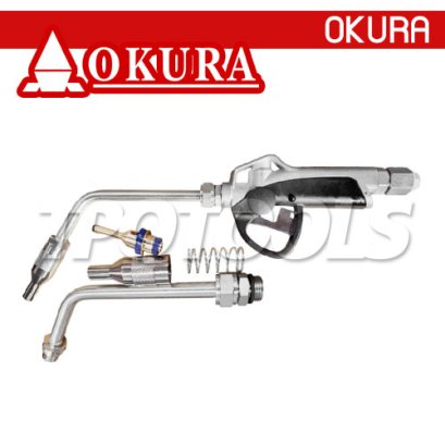 C-S-GOG55 ปืนเติมน้ำมันเกียร์ เกลียวทางเข้าน้ำมัน 1/2&quot; BSPT OKURA