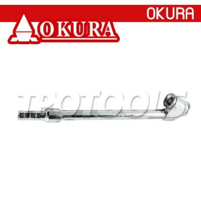 C-TCC-07 หัวเติมลมยาว 7 นิ้ว รุ่นหางปลา 5/16" OKURA