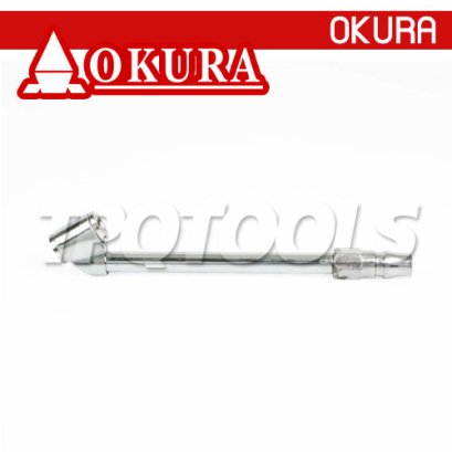 C-TCC-07 หัวเติมลมยาว 7 นิ้ว รุ่นข้อต่อคอปเปอร์ OKURA