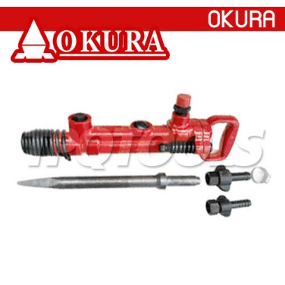 G7 (TCA-7) เครื่องสกัดลม (เครื่องแย็กลม) ความถี่กระแทก 21.6 HZ/30J น้ำหนัก 7.2 กก. พร้อมดอกสกัด 1 ดอก (ใช้กับดอกกลม+แหลมได้) OKURA