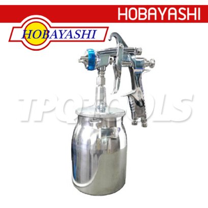 HB-101 กาพ่นสีใช้ลม AIR SPRAY GUN ขนาดปาก 1.5 มม. 0.6 ลิตร ความจุลม 7.4-8.8 CFM HOBAYASHI