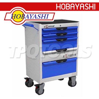 HB-5TC ตู้เครื่องมือช่าง 5 ชั้น พร้อมลิ้นชัก+ล้อ (ลิ้นชักระบบลูกปืนดึงออกง่าย) ขนาด 688x460x858 มม. (ขนาดตู้เปล่า)