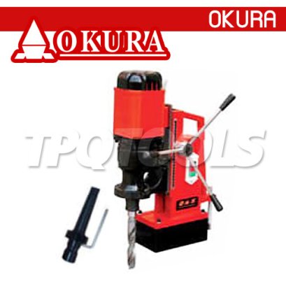 J1C-38B สว่านขาแม่เหล็ก 38 มม. 1400 วัตต์ 380V-50HZ OKURA