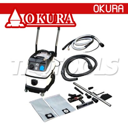 J-OK-VCM30L-A เครื่องดูดฝุ่นออโต 3-in-1 ขนาด 30 ลิตร 220V มอเตอร์ 1400W OKURA AUTOMATIC VACUUM MACHINE