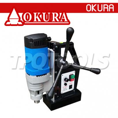 OK-23E สว่านขาแม่เหล็ก 23 มม. 1300W - 220V ปรับความเร็วรอบได้ OKURA