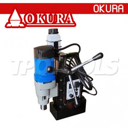 OK-28RE สว่านขาแม่เหล็ก 28 มม. 1680W - 220V ปรับความเร็วรอบได้ OKURA