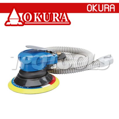 C-OK-6OSB เครื่องขัดกระดาษทรายดูดฝุ่นในตัว ขนาด 6 นิ้ว ความเร็วรอบ 10000 RPM OKURA