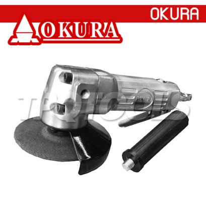 OK-7319 เครื่องเจียรลม 4 นิ้ว/100 มม. แรงดันลม 90 PSI ความเร็วรอบ 10000 RPM OKURA