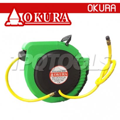 OK-A15/9.5*15.8 ชุดเก็บสายลมอัตโนมัติ ขนาด 9.5 x 15.8 มม.ยาว 15 เมตร