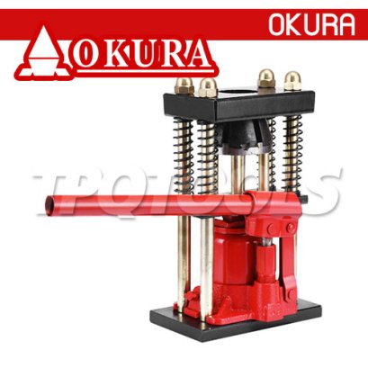 OK-HBM-5 แท่นไฮโดรลิคขนาด 5 ตัน สำหรับย้ำสายแบบหกเหลี่ยม OKURA