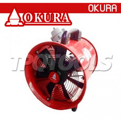 D-OK-24BW-EX (24 นิ้ว) พัดลมท่อระบายอากาศ 24 นิ้ว (ตัวสีแดง) รุ่นมอเตอร์กันระเบิด (เฉพาะพัดลม)
