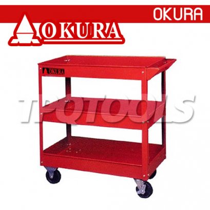 OK-TC-A3 รถเข็นอเนกประสงค์ 3 ชั้น พร้อมล้อ