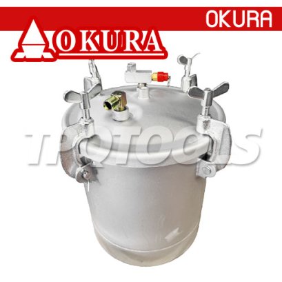 PT-10L ถังพ่นสี 10 ลิตร แรงอัด 1.5-3 บาร์ PAINT TANK OKURA
