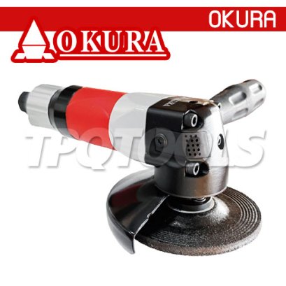 TW-904 เครื่องเจียรลมปรับรอบได้ ขนาด 4 นิ้ว/100 มม. ความเร็วรอบ 11000 RPM OKURA