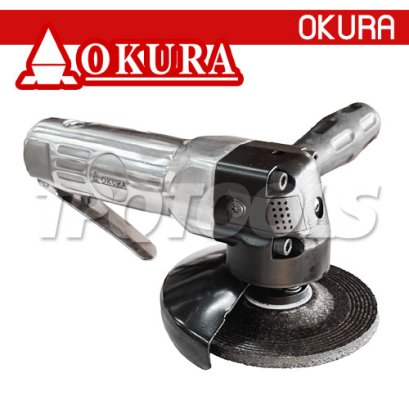 TW เครื่องเจียรลม 4 นิ้ว/100 มม. แรงดันลม 90 PSI ความเร็วรอบ 11000 RPM OKURA